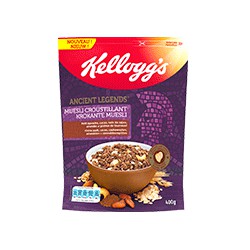 Muesli Croustillant Petit E?Peautre, Cacao, Noix De Cajou, Amandes Et Graines De Tournesol - Kellogg S - 400 G