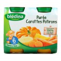 2X200G Puree Carotte Potiron