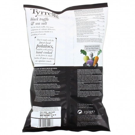 Tyrrell Chip Truffe Noire 150G