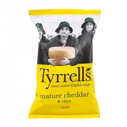 Tyrrells Chips Cheddar 150Grs