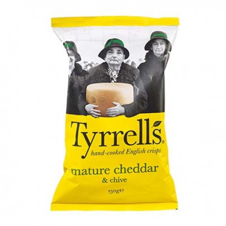 Tyrrells Chips Cheddar 150Grs