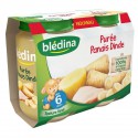 Blédina Petits Pots Bébé Dès 6 Mois, Panais Dinde Les 2 Pots De 200 G