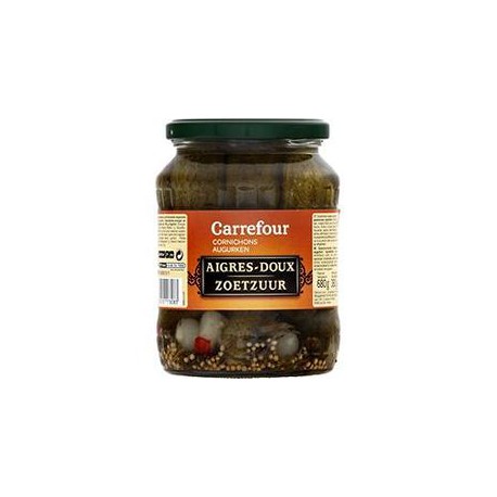72Cl Cornichons Aigre Doux Crf
