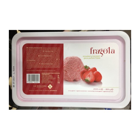 2L Bac Glace Fraise