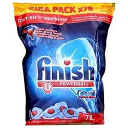 78 Pastilles Lave Vaisselle Tout En 1 Regular Finish Calgonit