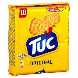 Tuc Biscuits Apéritif Tuc Sachets Fraicheur X2 150G