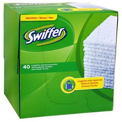 Recharge 40 Lingettes Dry Swiffer