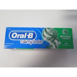 75Ml Dentifrice Complet Bain De Bouche Blancheur Oral B