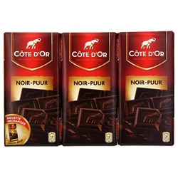Cote D Or Chocolat Noir Extra Tablettes 3X100G