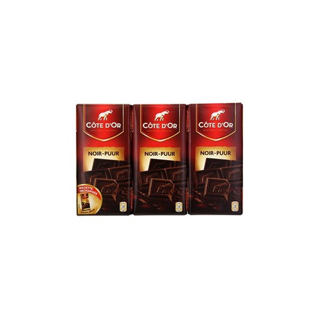 Cote D Or Chocolat Noir Extra Tablettes 3X100G