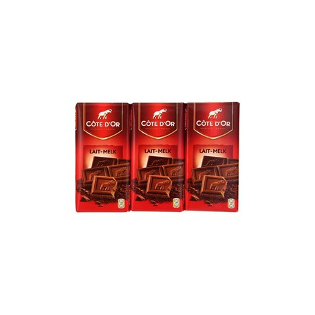 Cote D Or Chocolat Lait Tablettes 3X100G