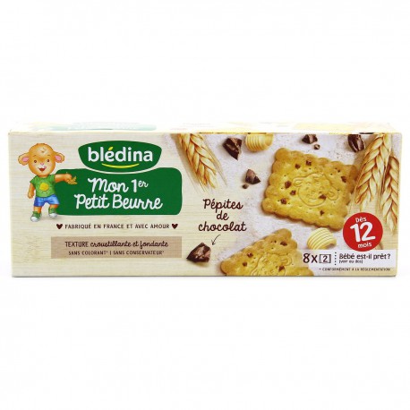 Bledina Biscuits Bebe 12 Mois Petit Beurre Pepite Chocolat Le Paquet De 133 G Drh Market Sarl