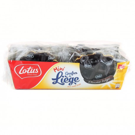 195G Mini Gaufre De Liege Chocolat Lotus B