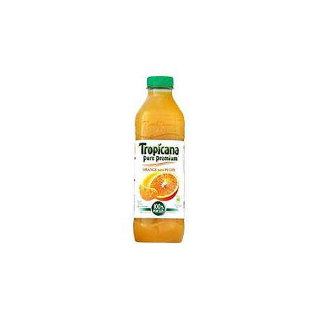 Bouteille Pet 1L Pur Jus Orange Sans Pulpe Tropicana