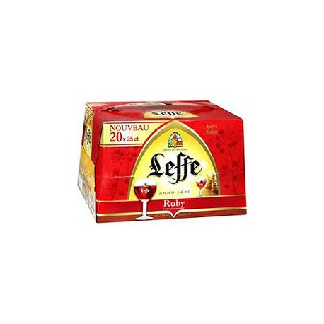 Leffe Ruby 20X25Cl Biere Aro