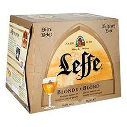 Pack 12X25Cl Biere Blonde Abbaye Leffe