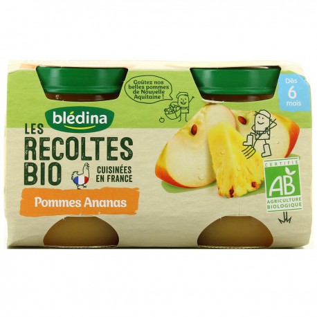 Les Re Bio Pom/Ananas 2X130G