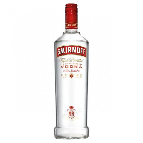 1L Bouteille Red Vodka 37.5%V Smirnoff