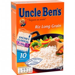 5X200G Riz Sachet Cuisson 10Mn Uncle Ben S