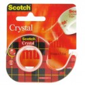 Scotch Ruban Adhésif Crystal 7.5 M X 19 Mm Avec Dévidoir