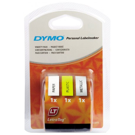 Dymo 3 Rub Letra Ass 12X4Mm