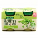 Blédina Les Récoltes Bio Petits Pots Bébé Petits Pois Dès 4/6 Mois Les 2 Pots De 130 G