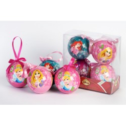 4 Boules De Noel Disney Princ