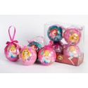 4 Boules De Noel Disney Princ