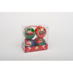 4 Boules Pvc Noel Disney Cars