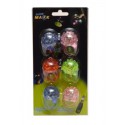 6 Bagues Magiques Led 3 Coul
