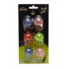 6 Bagues Magiques Led 3 Coul