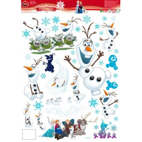Deco Fenetre Disney Olaf