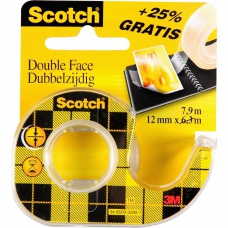 Scotch Rub. Dble Face 6Mx12Mm