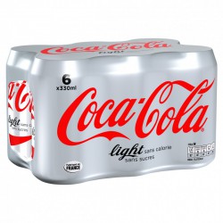 Pack Bte 6X33Cl Light Coca Cola