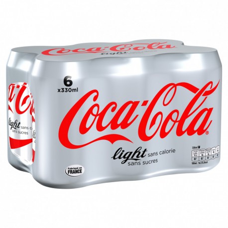Pack Bte 6X33Cl Light Coca Cola
