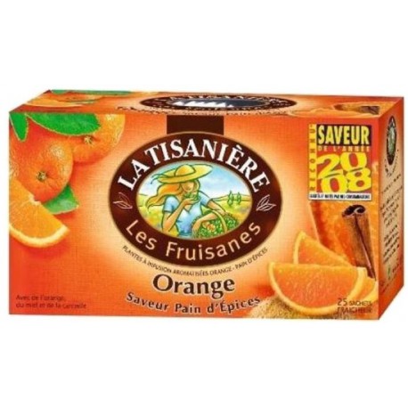 Bte 25Saint Infusion Orange/Pain Epice La Tisaniere