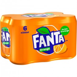 Pack Bte 6X33Cl Fanta Orange