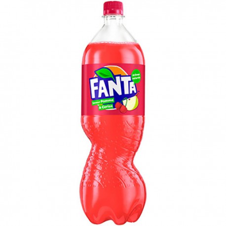 Bouteille Pet 1,5L Fanta Pomme/Cerise