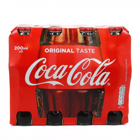 Cluster Coca Cola 8X20Cl Verre