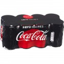 8 Mini Boites Coca Cola Zero 15Cl