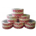 6 Rouleaux Adhesif Pdt Non Conforme