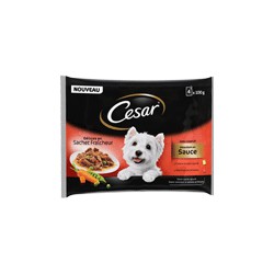 Pack 4X100G Delices Adulte Sauce Cesar