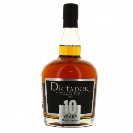 70Cl Rhum Dictador 10 Ans 40°