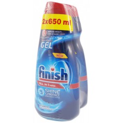 Finish 2X650Ml All In 1 Dishwashing Machines Gel