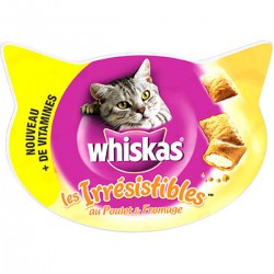 Whiskas Biscuits Chats Poulet/Fromage Whiskas Les Irresistibles 60G