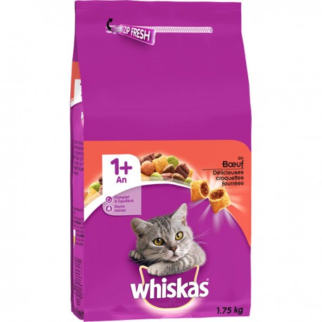 Whiskas Croq Boeuf 1An 1.75Kg