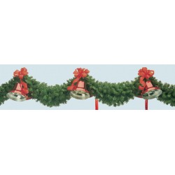 Guirlande Sapin Cloche Rouge