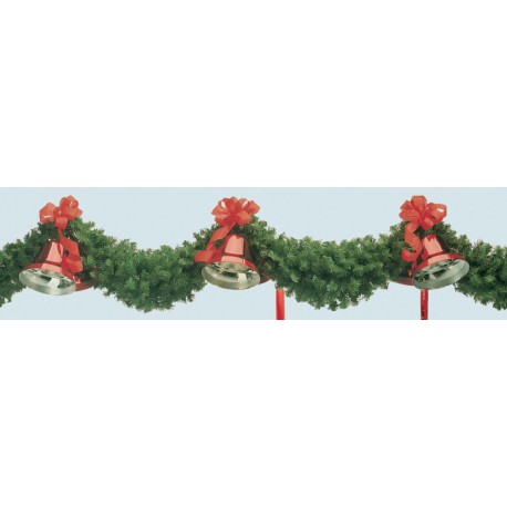 Guirlande Sapin Cloche Rouge