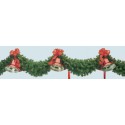 Guirlande Sapin Cloche Rouge