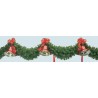 Guirlande Sapin Cloche Rouge
